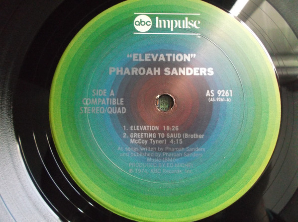 Pharoah Sanders – Elevation (Vinyl) - Discogs