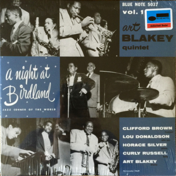 Art Blakey Quintet – A Night At Birdland, Volume 1 (1954, Vinyl 