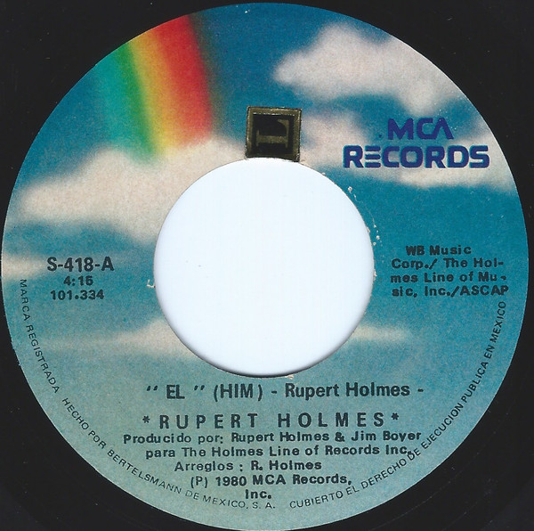 Rupert Holmes - Pursuit of Happiness LP Vinyl Record MCA-3241