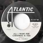 Cover of All I Want For Christmas Is You / Gee Whiz, It's Christmas, 1963, Vinyl