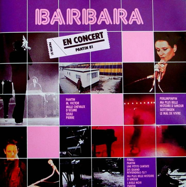 En concert Pantin 81 / Barbara | Barbara (1931-1997) - chanteuse et compositrice française. Interprète