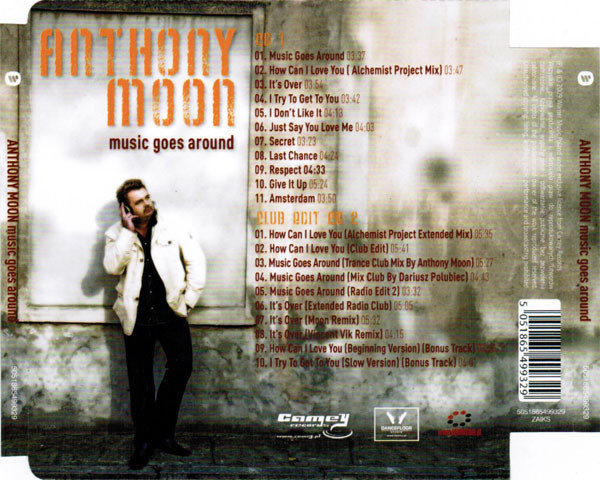 lataa albumi Anthony Moon - Music Goes Around
