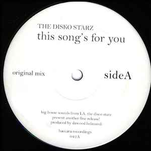 The Disko Starz - This Song's For You album cover