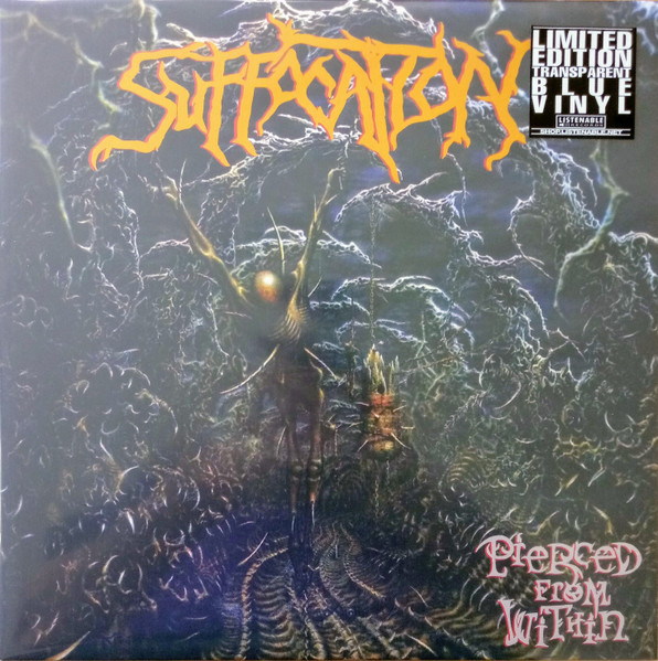 Suffocation – Pierced From Within (2021, Blue Transparent, Vinyl 