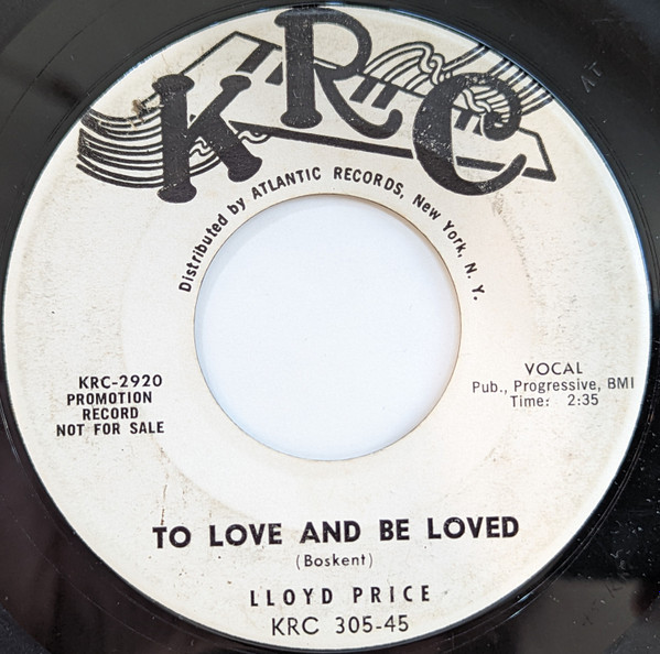 descargar álbum Lloyd Price - To Love And Be Loved How Many Times
