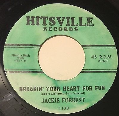 last ned album Jackie Forrest - Breakin Your Heart For Fun