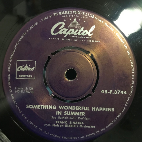 Frank Sinatra – Something Wonderful Happens In The Summer / You're