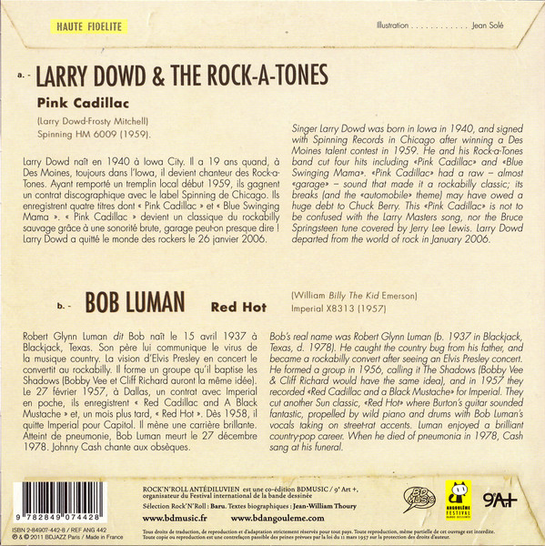 baixar álbum Larry Dowd & The RockATones , Bob Luman - Rocknroll Antédiluvien