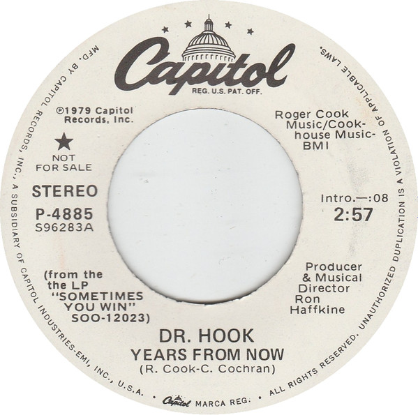 Dr. Hook – I Don't Feel Much Like Smilin' (1979, Vinyl) - Discogs