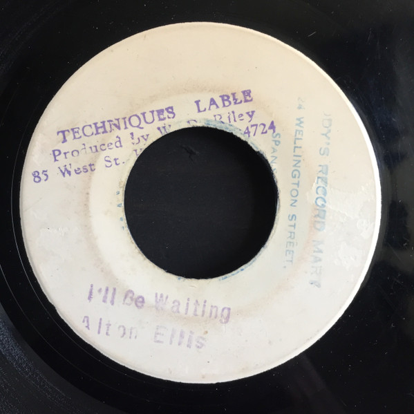 Alton Ellis / Techniques All Stars – I'll Be Waiting (1970, Vinyl