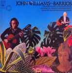 Cover of John Williams Plays Music Of Agustín Barrios Mangoré, 1977, Vinyl