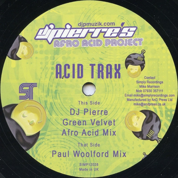 lataa albumi DJ Pierre's Afro Acid Project - Acid Trax