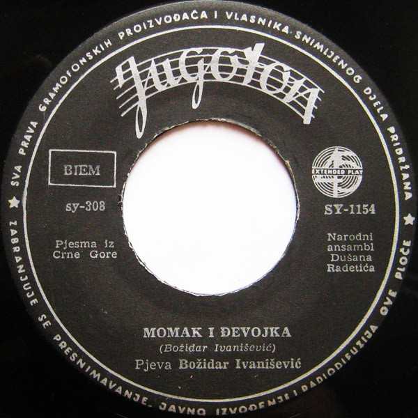 Album herunterladen Božidar Ivanišević - Divni Titograd Momak I Đevojka