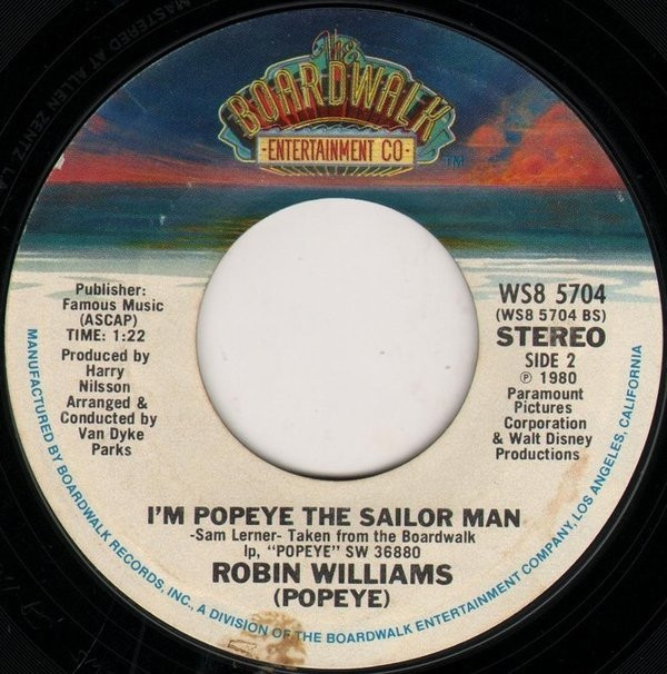 baixar álbum The Townspeople Robin Williams (Popeye) - Sweethaven Im Popeye The Sailor Man