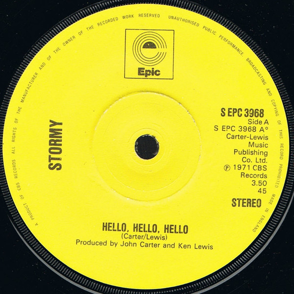 ストーミー・ペトレル – ハローハロー (Hello, Hello, Hello) (1971