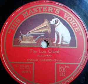 Enrico Caruso The Lost Chord Ombra Mai Fu Largo Shellac