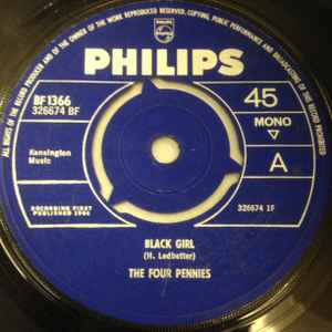 The Four Pennies – Black Girl (1964, Vinyl) - Discogs