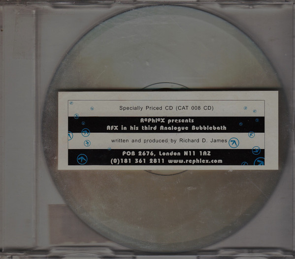 AFX In His Third Analogue Bubblebath (1997, Slimline, CD) - Discogs
