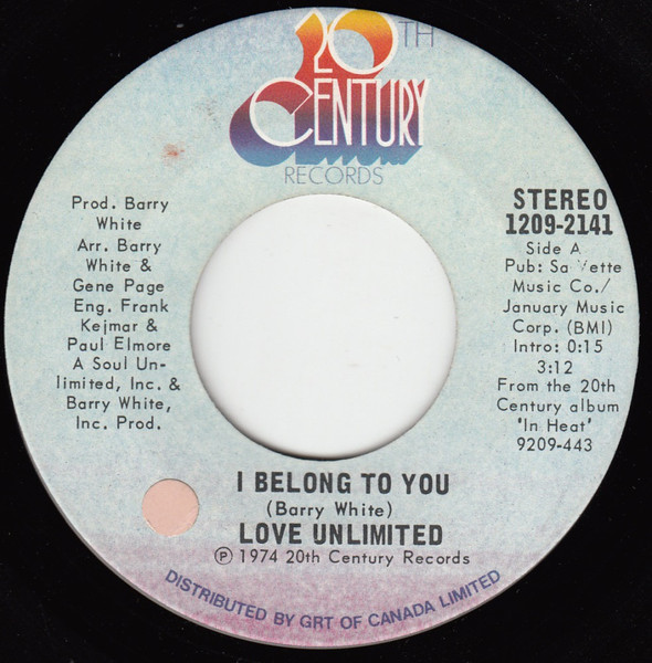 Love Unlimited – I Belong To You (1975, Vinyl) - Discogs