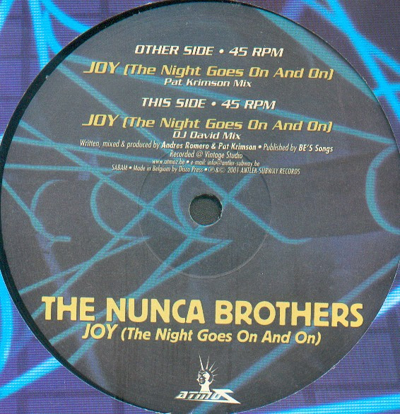 descargar álbum The Nunca Brothers - Joy The Night Goes On And On