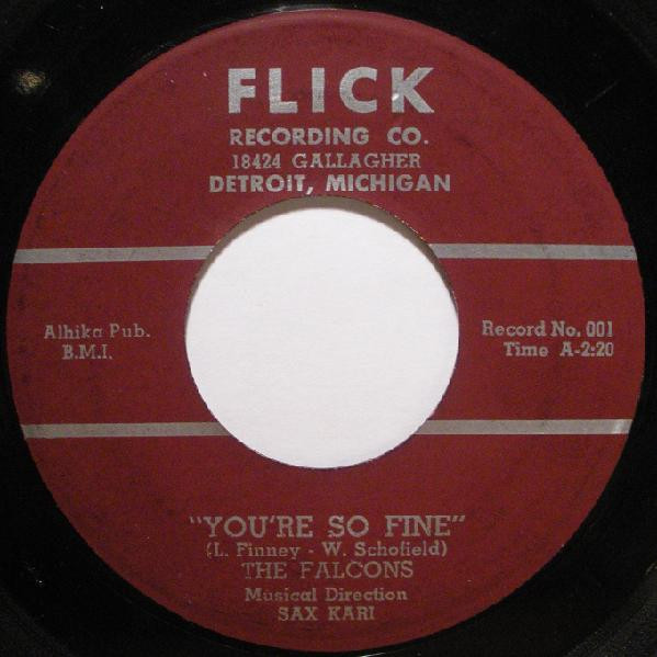 The Falcons – You're So Fine (1959, Vinyl) - Discogs