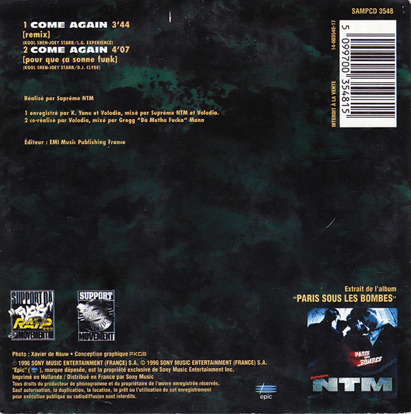 lataa albumi Supreme NTM - Come Again 2 Le Retour