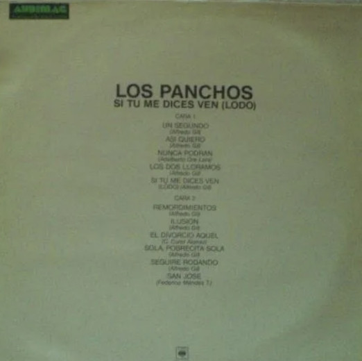 Album herunterladen Trio Los Panchos - Si Tú Me Dices Ven Lodo