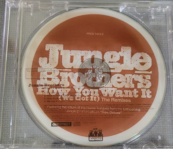 Jungle Brothers - How Ya Want It (We Got It) | Releases | Discogs