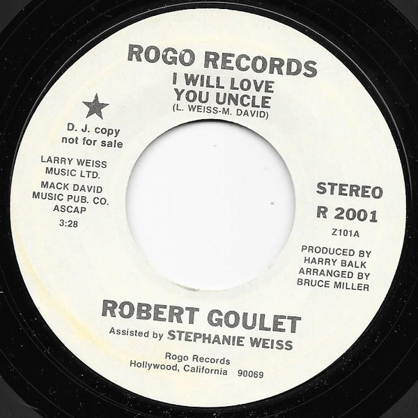 lataa albumi Robert Goulet - I Will Love You Uncle Ballad Of Chowchilla Ray