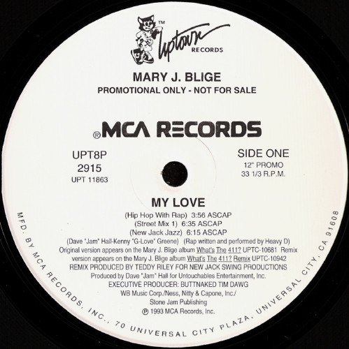 Mary J. Blige – My Love (1993, Vinyl) - Discogs