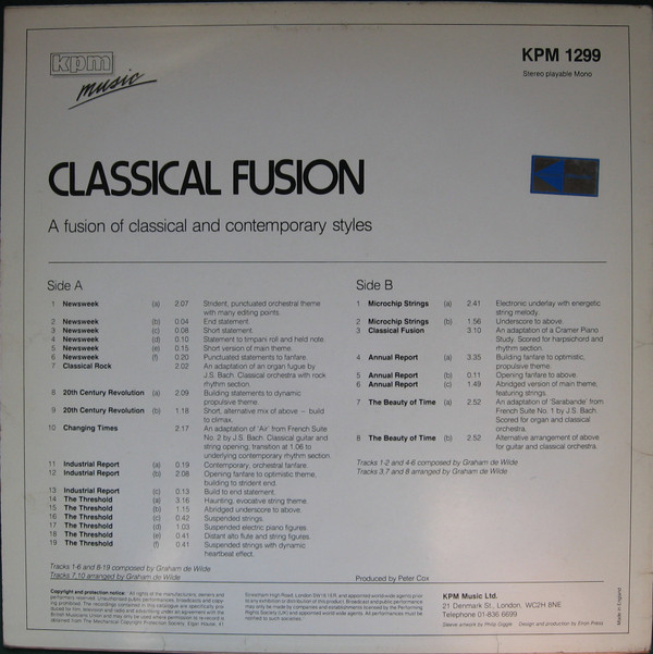 lataa albumi Graham De Wilde - Classical Fusion