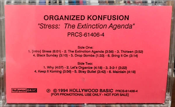 Organized Konfusion - Stress: The Extinction Agenda | Releases 
