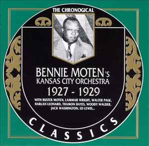 Bennie Moten's Kansas City Orchestra – 1930-1932 (1991, CD) - Discogs