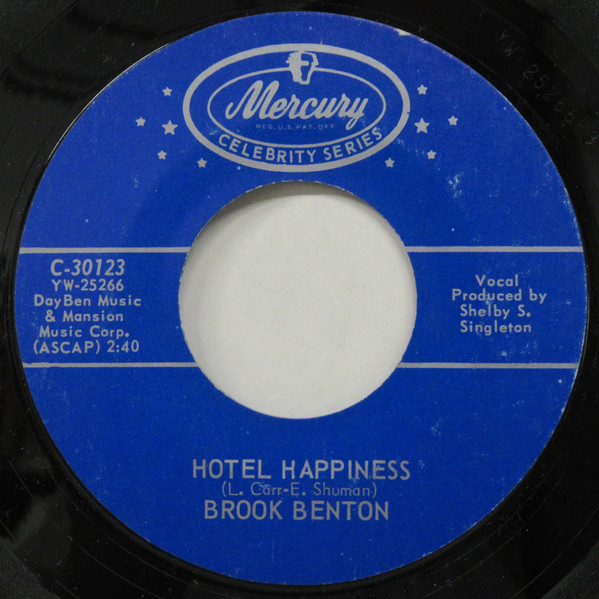 descargar álbum Brook Benton - Hotel Happiness Walk On The Wild Side