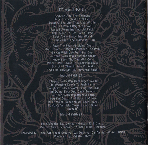 baixar álbum Sadistic Intent - Resurrection Of The Ancient Black Earth