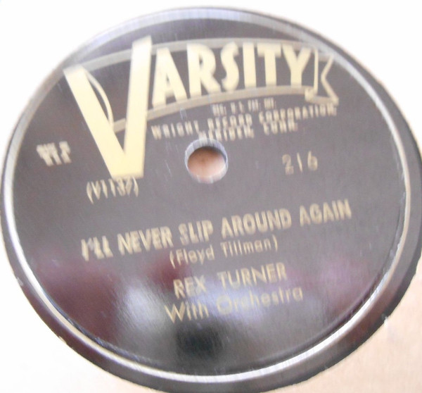 descargar álbum Rex Turner - Slipping Around Ill Never Slip Around Again