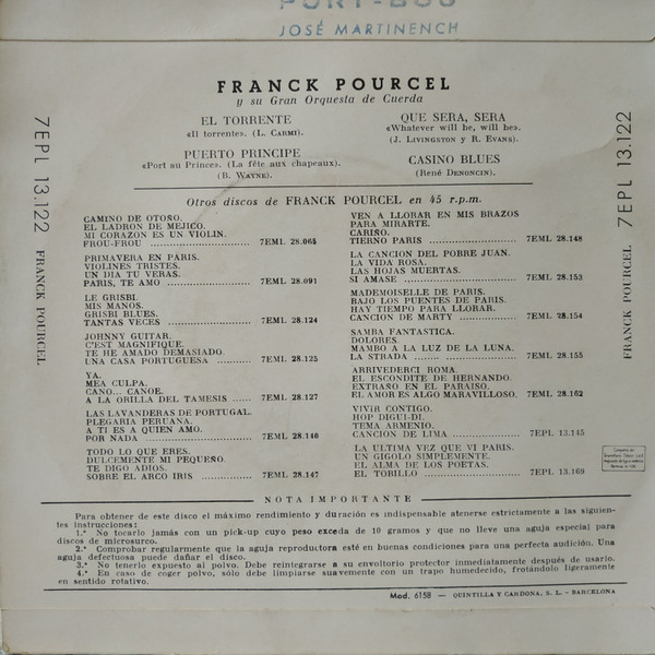 baixar álbum Franck Pourcel Y Su Orquesta De Cuerda - Núm11 Amor Baile Y Violines