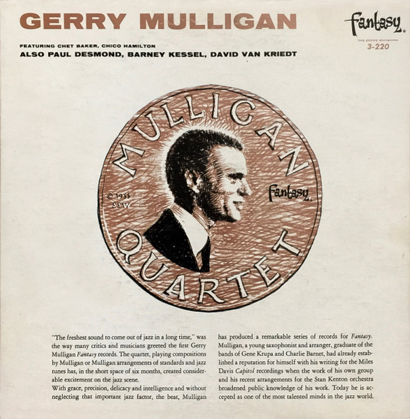 Gerry Mulligan, Mulligan Quartet Featuring Chet Baker, Chico 