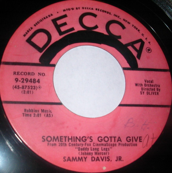 Sammy Davis Jr. – Something's Gotta Give / Love Me Or Leave Me