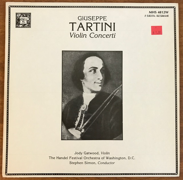 Giuseppe Tartini – Violin Concerti (1983, Digital, Vinyl) - Discogs