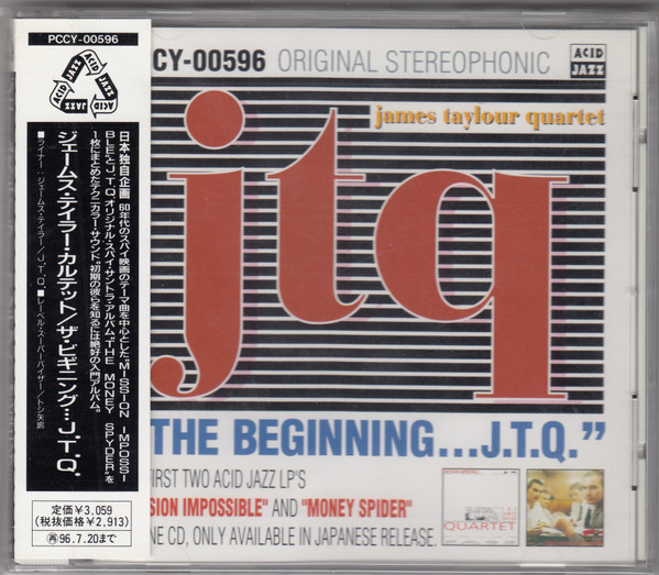 The James Taylor Quartet – The Beginning...J.T.Q. (1994, CD) - Discogs