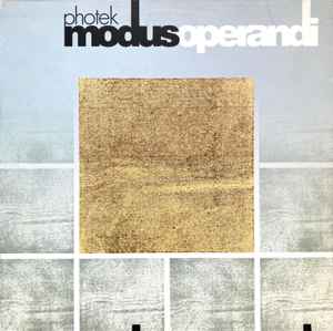 Photek - Modus Operandi album cover