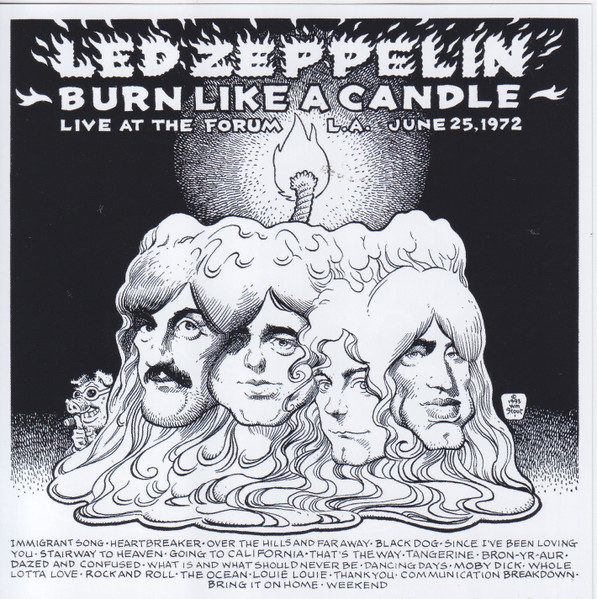 Led Zeppelin – Burn Like A Candle (2017, CD) - Discogs