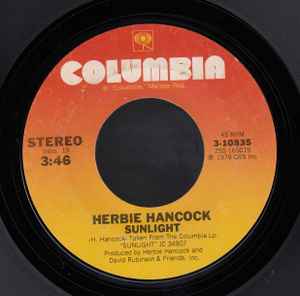 Herbie Hancock - Sunlight / Come Running To Me album cover