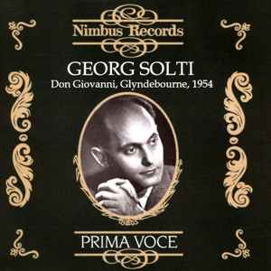 Georg Solti - Don Giovanni, Glyndebourne, 1954 album cover
