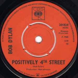 Positively 4th Street (Vinyl, 7