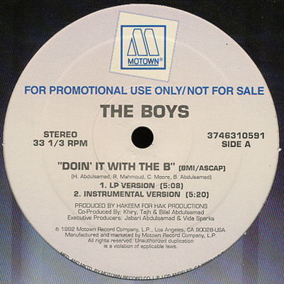 Album herunterladen The Boys - Doin It With The B