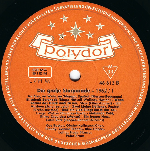 lataa albumi Download Various - Die Große Star Parade 1962 1 album