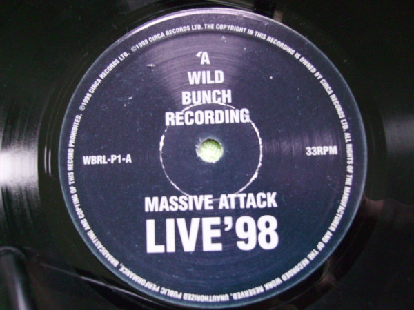 Massive Attack – Live '98 (1998, Vinyl) - Discogs