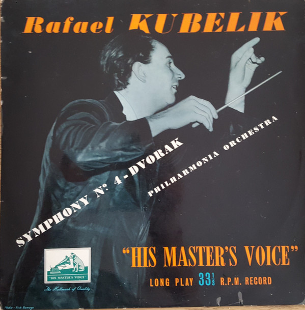 last ned album Dvořák, Philharmonia Orchestra, Rafael Kubelik - Symphony No 4 In G Major Op 88